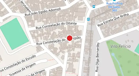 Mapa da localização