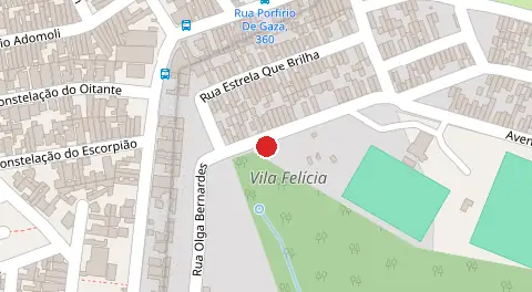 Mapa da localização