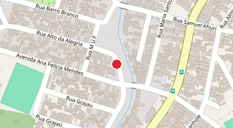 Mapa da localização