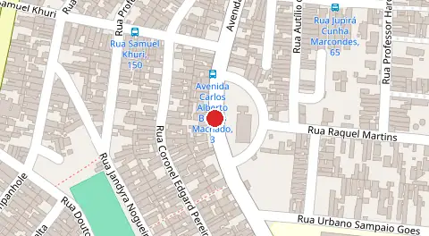 Mapa da localização