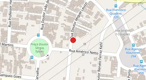 Mapa da localização