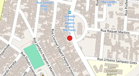 Mapa da localização