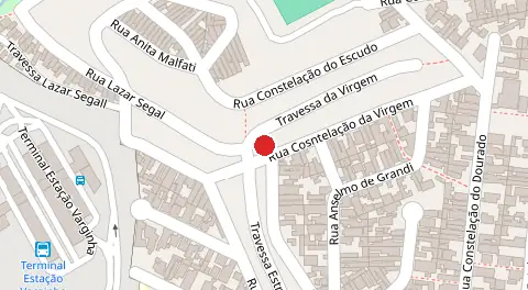 Mapa da localização