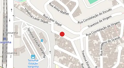 Mapa da localização