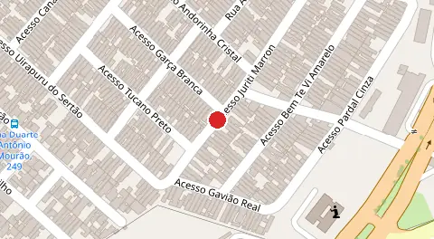 Mapa da localização