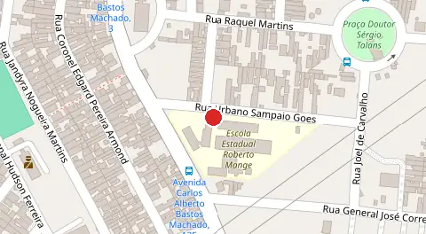 Mapa da localização