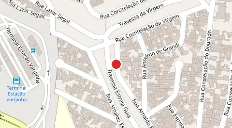 Mapa da localização