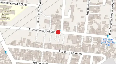 Mapa da localização