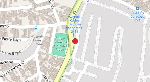 Mapa da localização