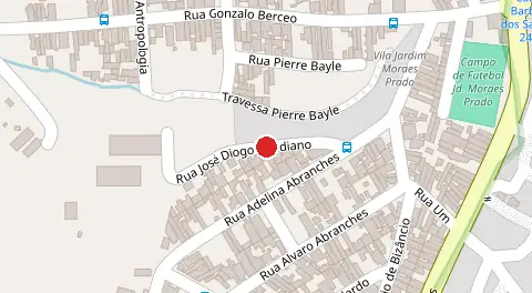 Mapa da localização
