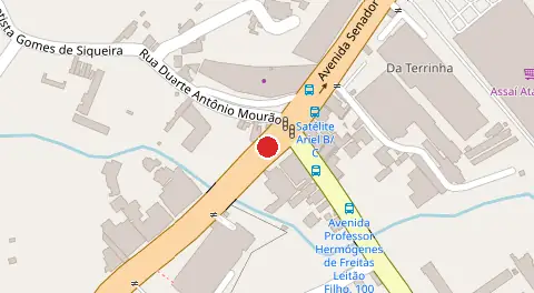 Mapa da localização