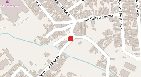 Mapa da localização