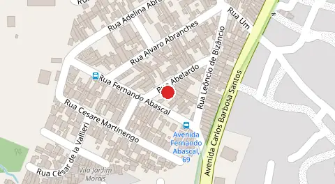Mapa da localização