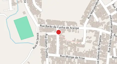 Mapa da localização