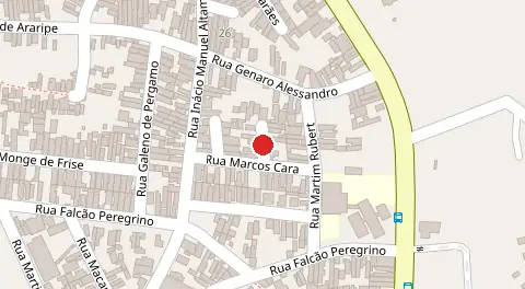 Mapa da localização