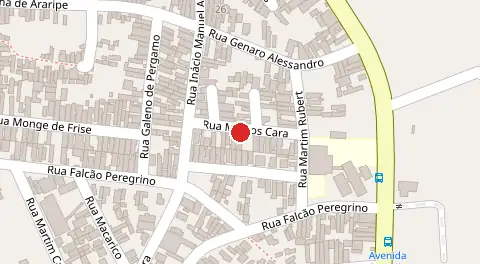Mapa da localização