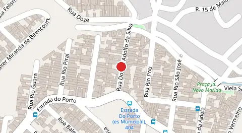 Mapa da localização