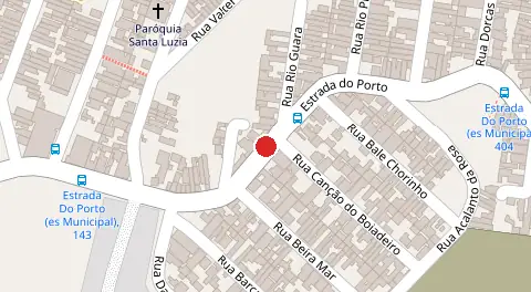 Mapa da localização