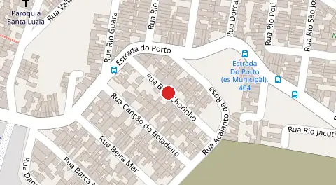 Mapa da localização