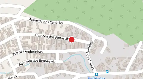 Mapa da localização