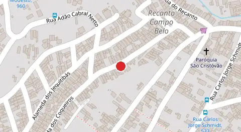 Mapa da localização