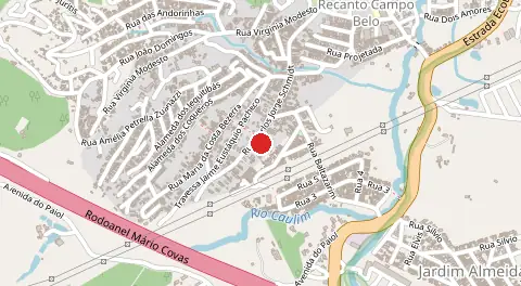 Mapa de Recanto Campo Belo