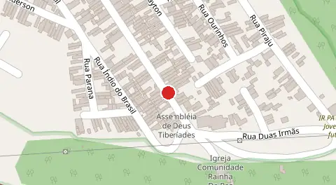 Mapa da localização