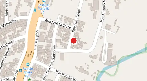 Mapa da localização