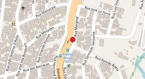 Mapa da localização