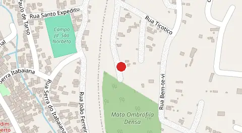 Mapa da localização