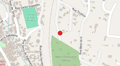 Mapa da localização