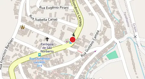 Mapa da localização
