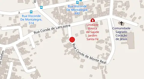 Mapa da localização