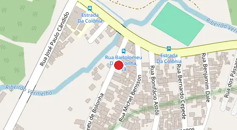 Mapa da localização