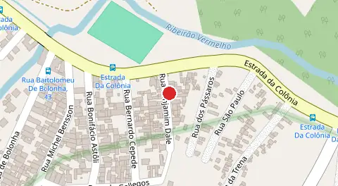 Mapa da localização