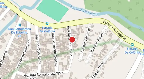 Mapa da localização
