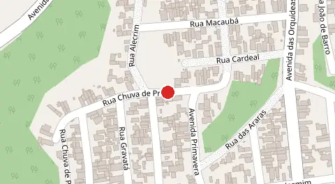 Mapa da localização