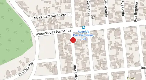 Mapa da localização