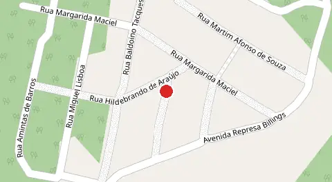 Mapa da localização