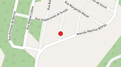 Mapa da localização