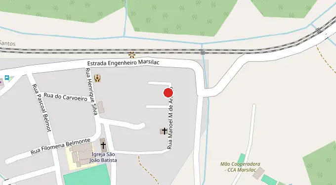 Mapa da localização