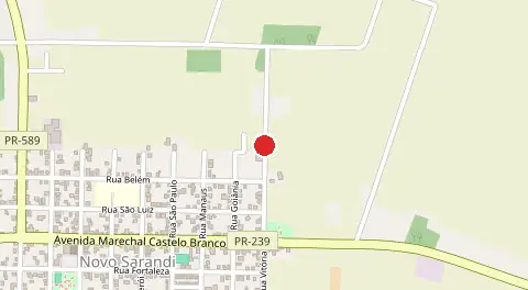 Mapa de Novo Sarandi