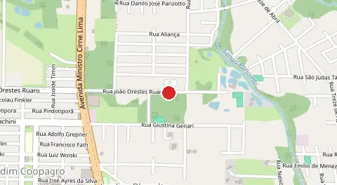 Mapa de Loteamento Rossetto
