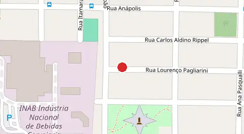 Mapa da localização