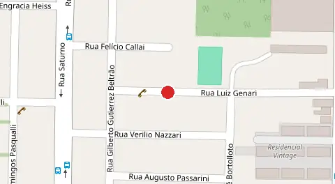 Mapa da localização