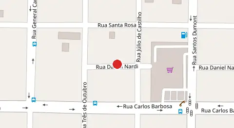 Mapa da localização
