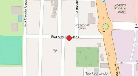 Mapa da localização