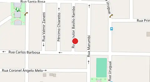 Mapa da localização