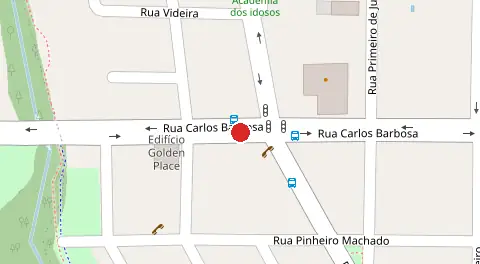Mapa da localização