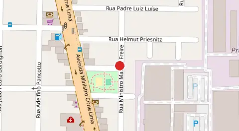 Mapa da localização